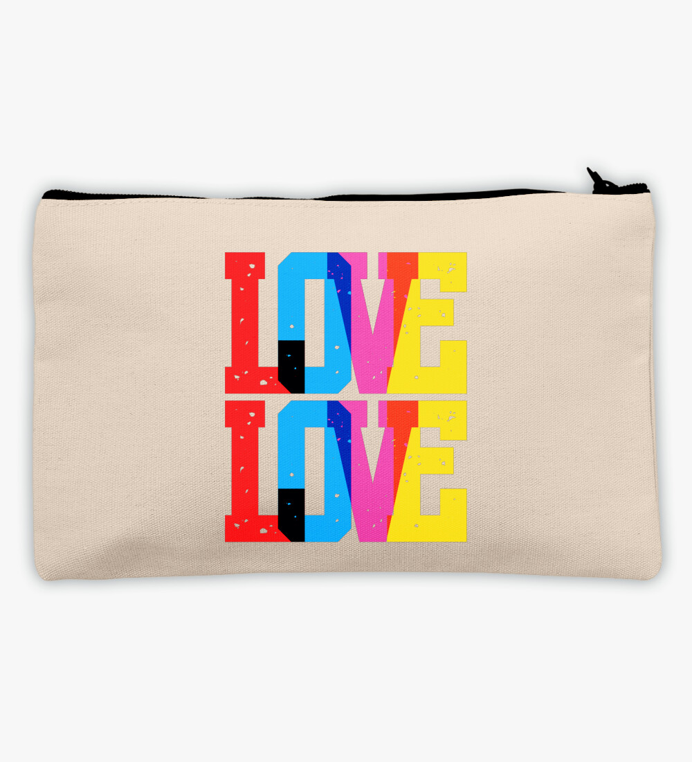 The word "LOVE" repeated twice Pouch EgyMerch
